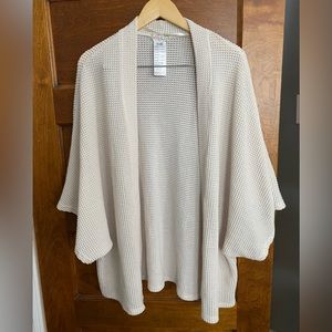 Free People Waffle Cardigan One Size